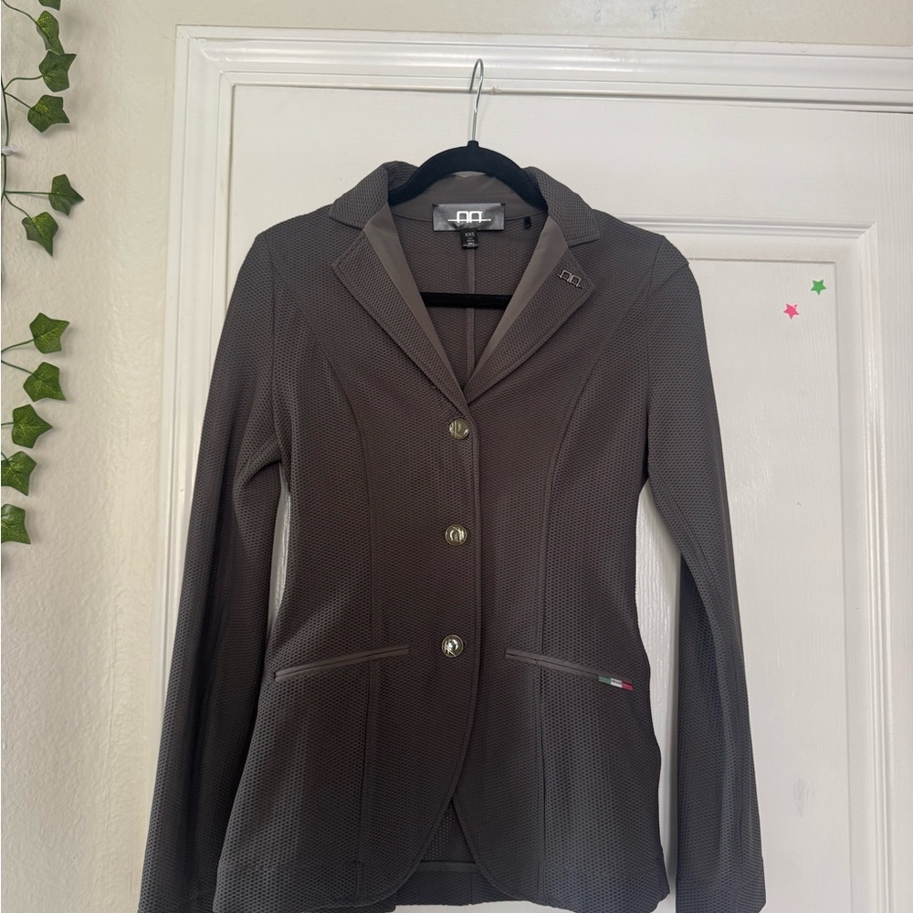 Gray Alessandro Albanese Equestrian Show Coat